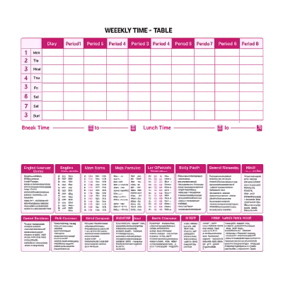 Classmate Timetable